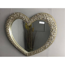 Jessica Champagne Love Heart Mirror