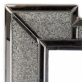 Glitz Mirrored Diamante Bevelled Glass Wall Mirror-Mirrored Furniture-Chic Concept