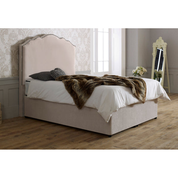 Amelia Plain Ottoman Storage Bed