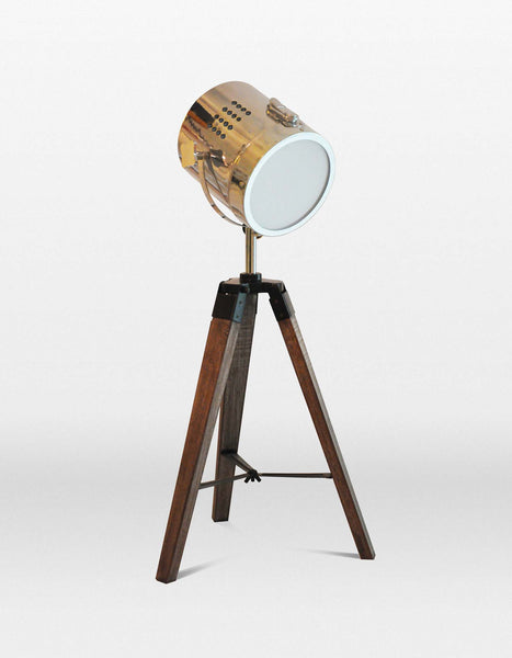 TF2675S - Small Wooden Tripod Lamp