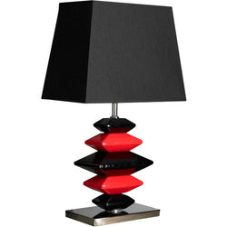 YM2016 - Black and Red Pebbles Lamp