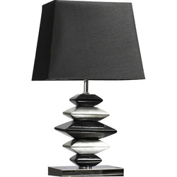 YM2016 - Black and Silver Pebbles Lamp